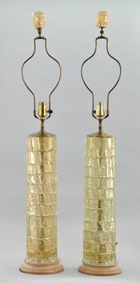 Appraisal: A Pair of Vintage Modern Murano Glass Lamp Bases by