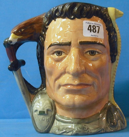 Appraisal: Royal Doulton Large Character jug double headed character Jug Antony