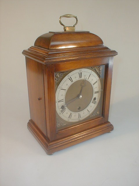 Appraisal: A George III style mahogany cased small bracket clock by