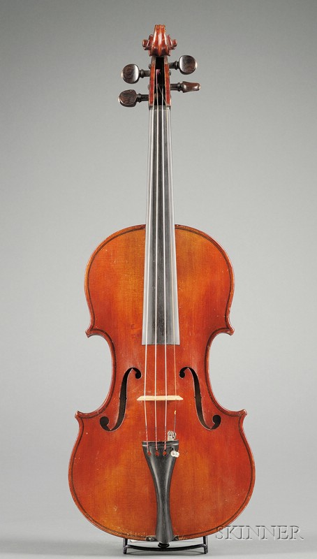 Appraisal: English Violin Georges A Chanot Manchester labeled MADE BY G