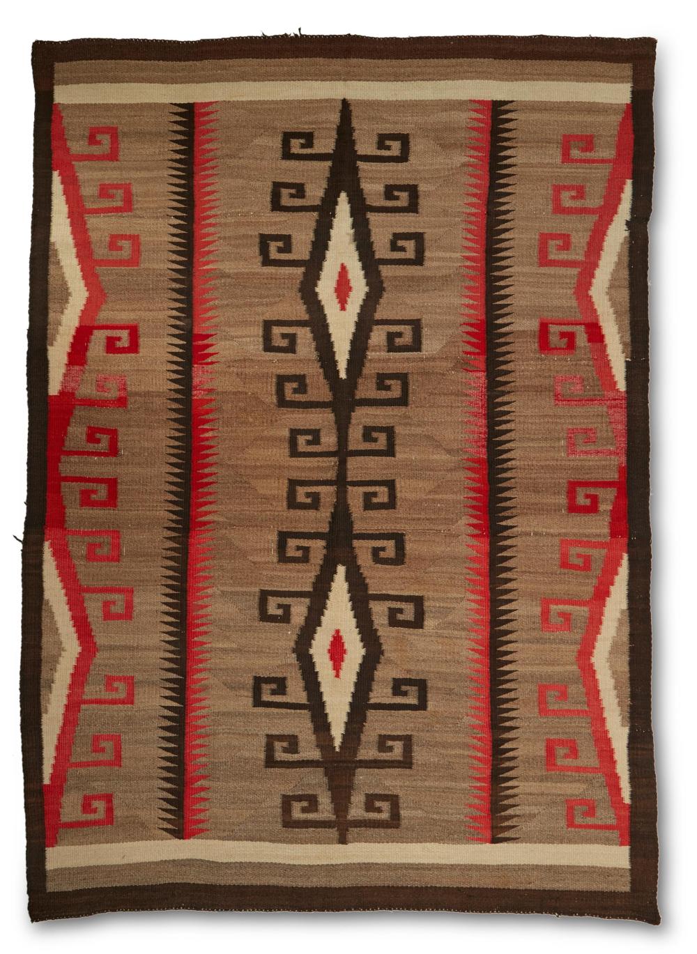 Appraisal: A Navajo regional rug Early th century Dine Woven in