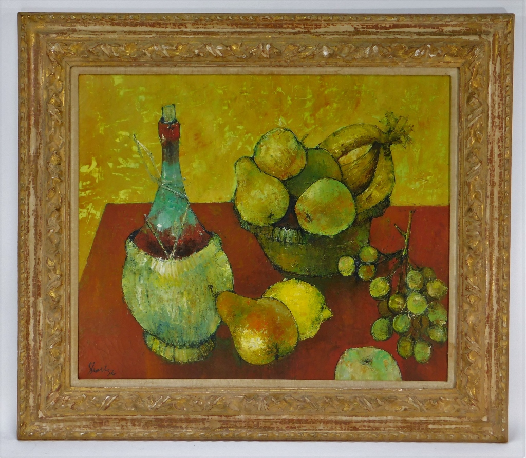 Appraisal: SERGE SHART MODERN TABLE TOP STILL LIFE PAINTING Lebanon -