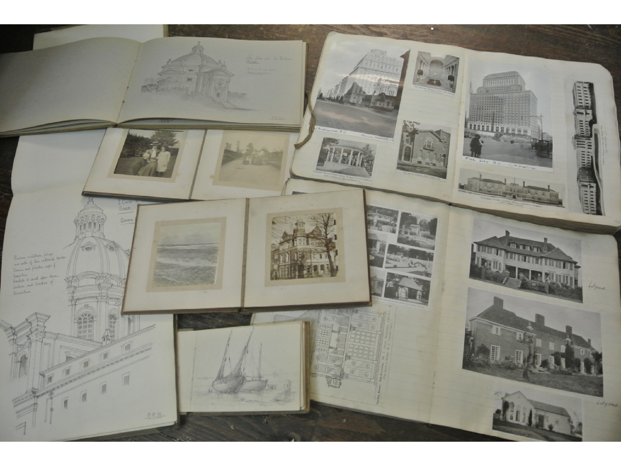 Appraisal: A quantity of interesting Edwardian and other private photograph albums