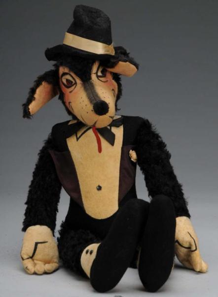 Appraisal: Walt Disney Big Bad Wolf Knock-Off Doll Description Includes original