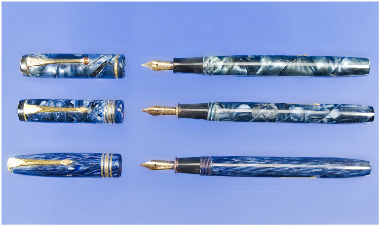 Appraisal: Attractive Blue Conway Stewart Pens Universal Pen by Conway Stewart