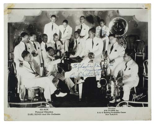 Appraisal: TEN JAZZ GREATS MUSIC Group of ten Signed Photographs of