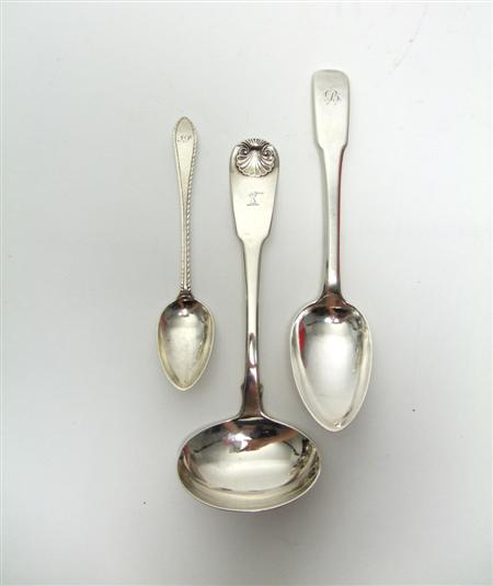 Appraisal: Dundee - a collection of Scottish provincial flatware to include