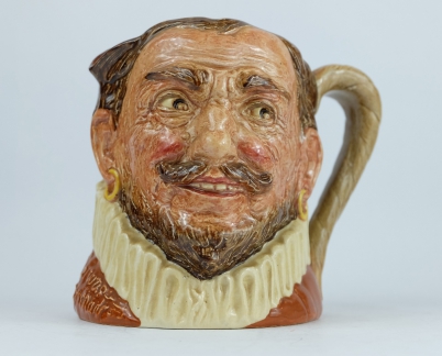 Appraisal: Rare Royal Doulton large character jug Hatless Drake in red