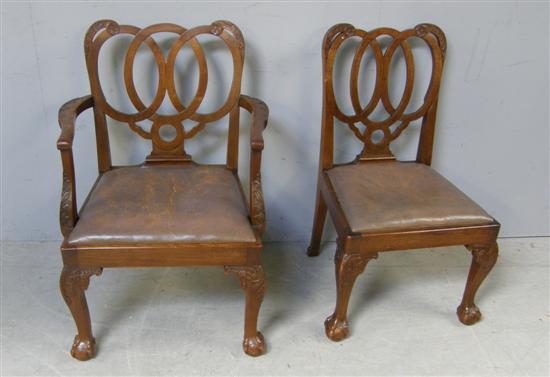 Appraisal: George III mahogany bureau boxwood and ebony strung and with