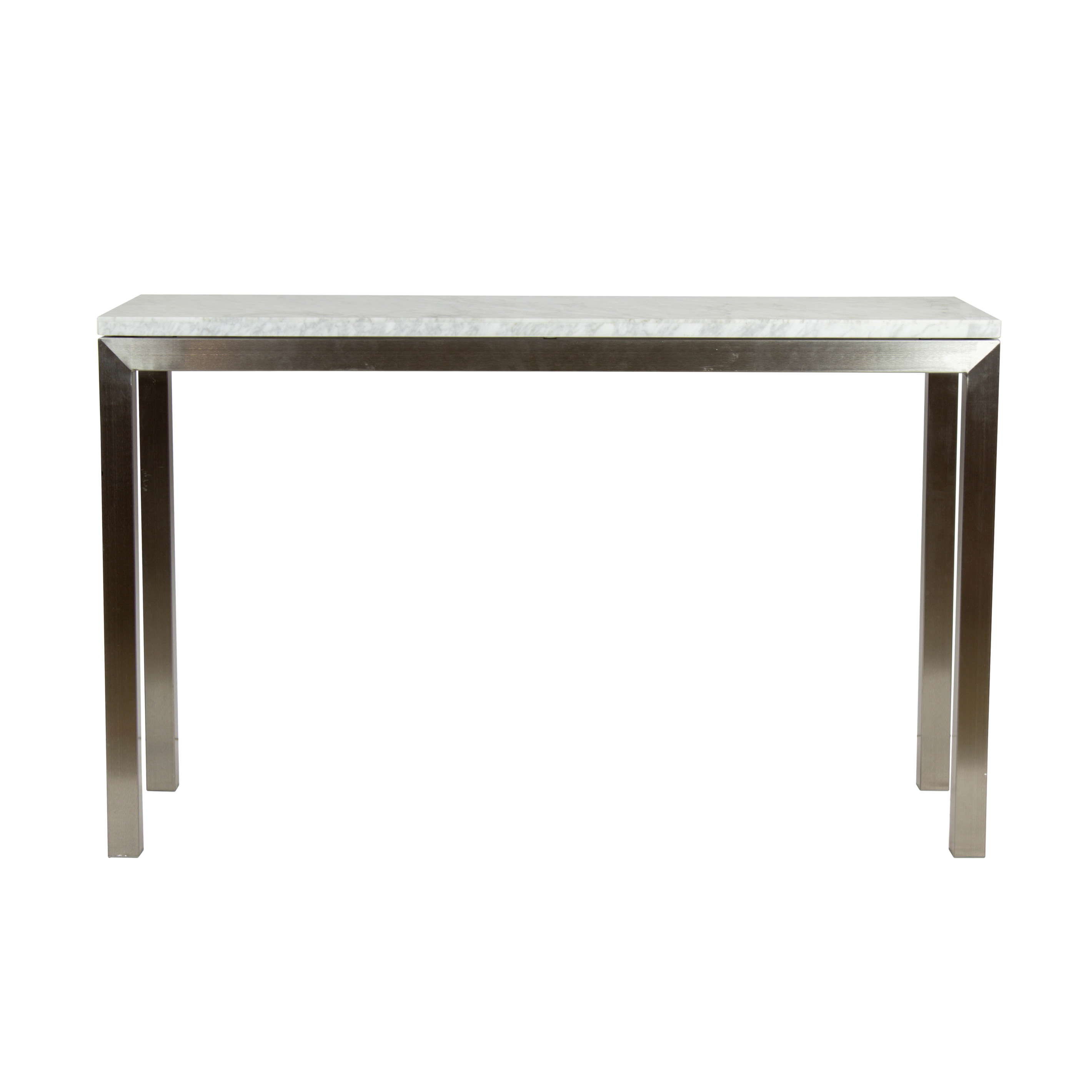 Appraisal: A CONTEMPORARY MARBLE TOP CONSOLE TABLE A Contemporary marble top