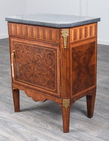 Appraisal: Jonathan Charles Satinwood Commode Jonathan Charles Italian inspired side cabinet