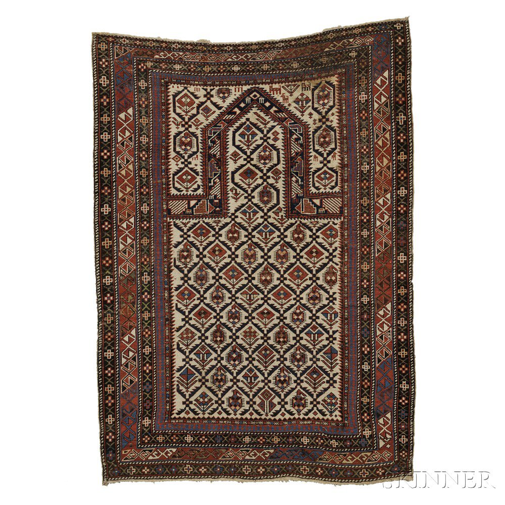 Appraisal: Shirvan Prayer Rug East Caucasus late th century the ivory