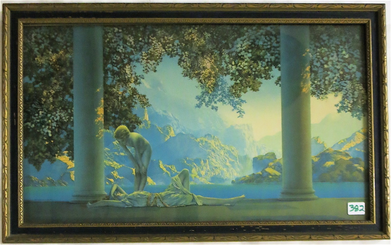 Appraisal: MAXFIELD PARRISH COLOR LITHOGRAPH American - Daybreak circa published by