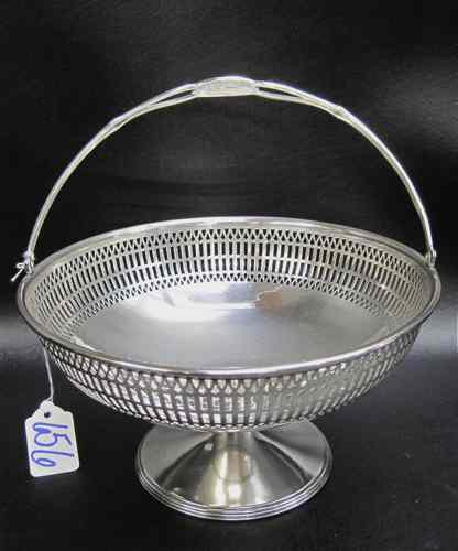 Appraisal: AMERICAN STERLING SILVER PEDESTAL BOWL by Frank M Whiting Co