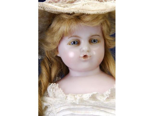 Appraisal: Rare Wax Nursing Doll England ca pink toned poured wax