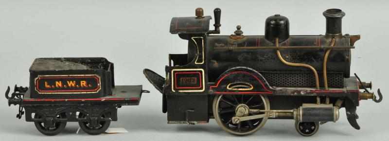 Appraisal: Bing Gauge No Steam Loco Tender Description German Handpainted Live