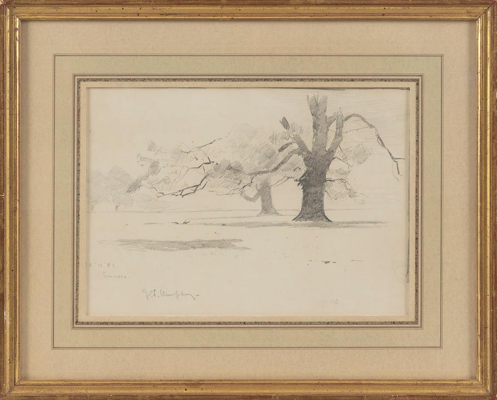 Appraisal: JOHN FRANCIS MURPHY NEW YORK ILLINOIS - STUDY OF TREES