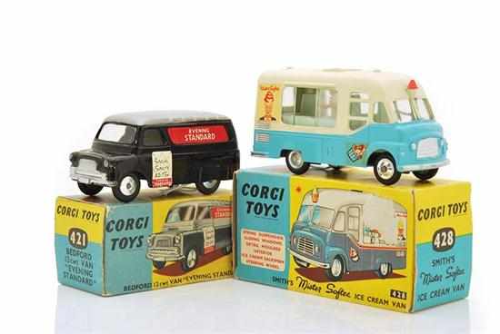 Appraisal: TWO CORGI COMMERCIAL VEHICLES INCLUDING AND E BOXES VG