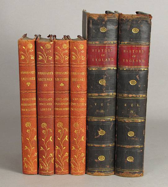 Appraisal: BINDINGS vols including Hume David amp William Cooke Stafford The