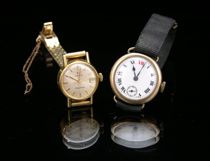 Appraisal: Two Vintage Ladies Watches The Swiss made Omega Ladymatic with