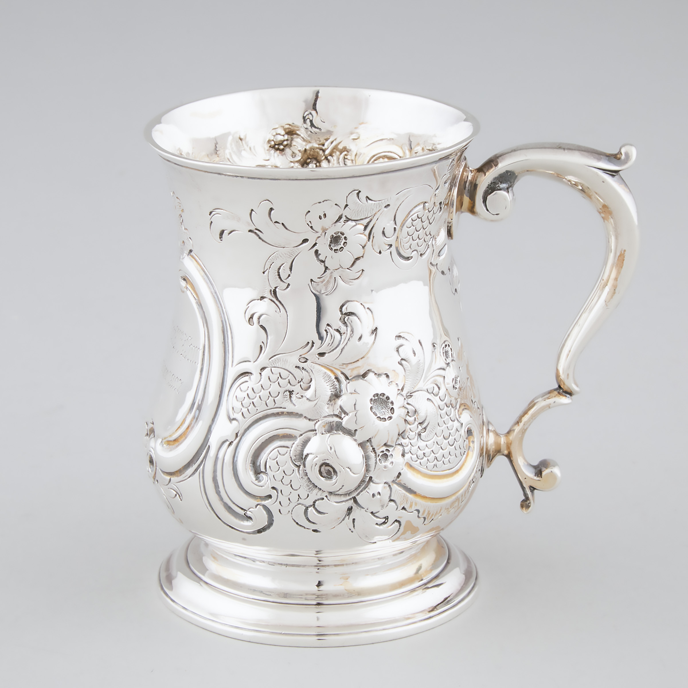 Appraisal: George II Silver Baluster Mug William Shaw William Priest London