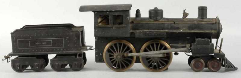 Appraisal: Scratch-Built Steam Engine Ives Tender Description Includes scratch-built steam engine