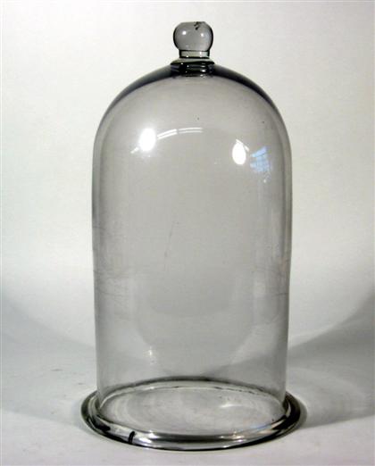 Appraisal: Large English bell glass th century