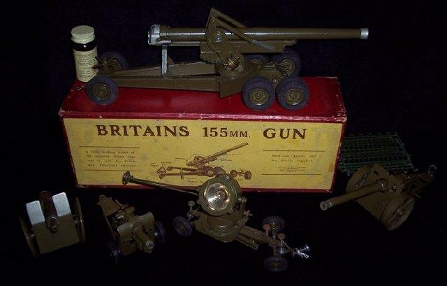 Appraisal: A Britains set mm gun boxed and other artillery including