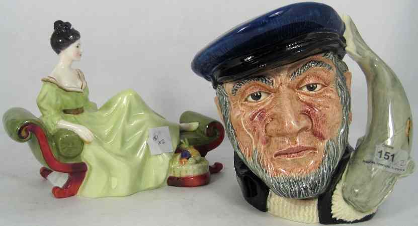 Appraisal: Royal Doulton Figure At Ease HN seconds and Large Character