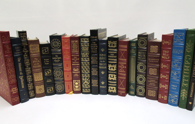 Appraisal: TWENTY EASTON PRESS LEATHER BOUND BOOKS Including Les Miserables by