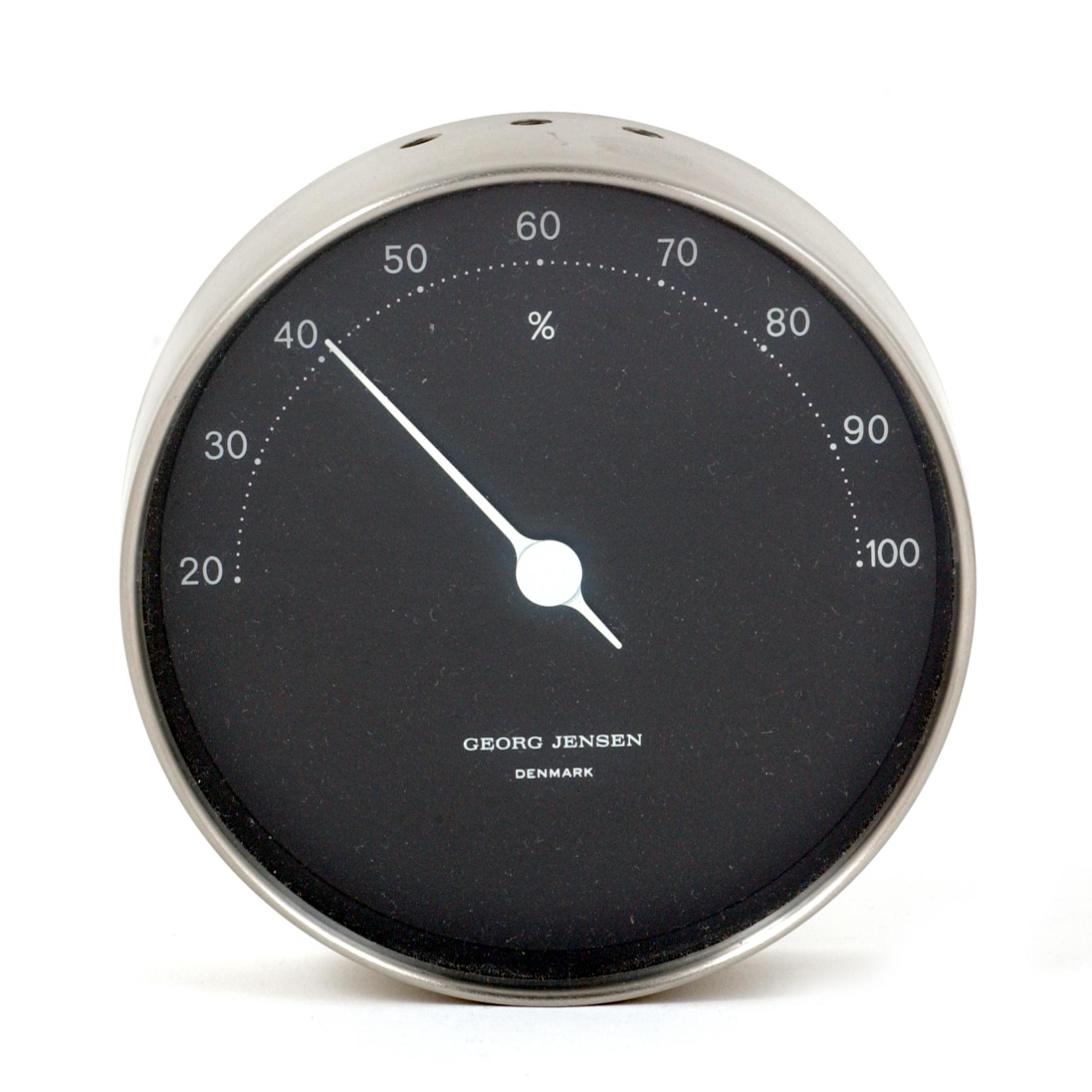 Appraisal: Georg Jensen Modernist Hygrometer Denmark mid to late th century