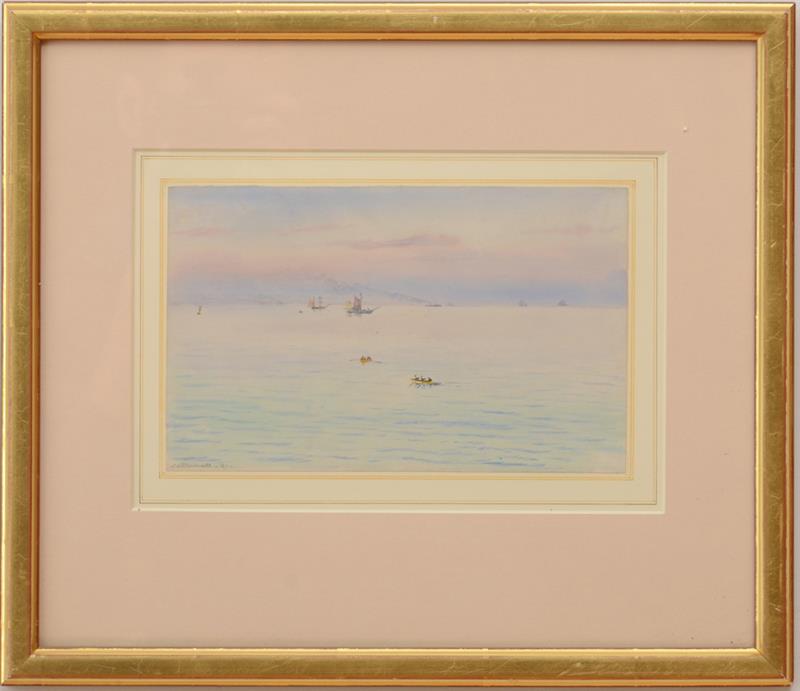 Appraisal: LEONARD A POWNALL b - A SEAVIEW FROM SOUTHWOLD IN