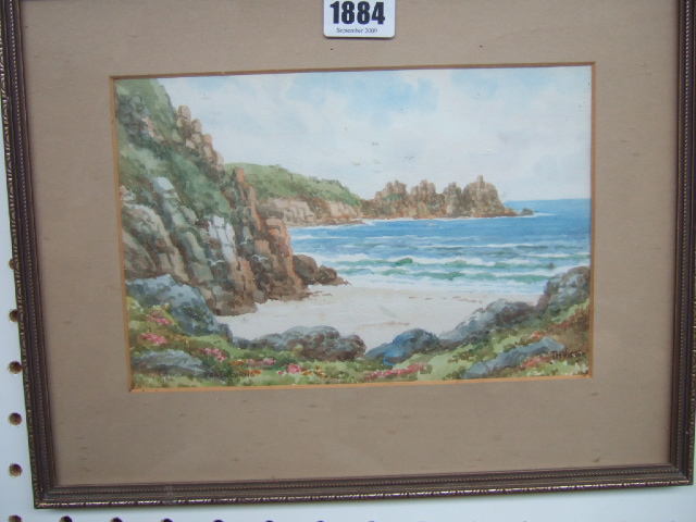 Appraisal: T H Victor early th century Lamorna Porthcurno a pair