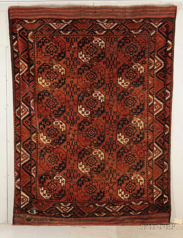 Appraisal: Ersari Main Carpet West Turkestan second half th century several