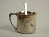 Appraisal: CHILD'S LOT - Winnie-The-Pooh child's silverplated mug and a sterling