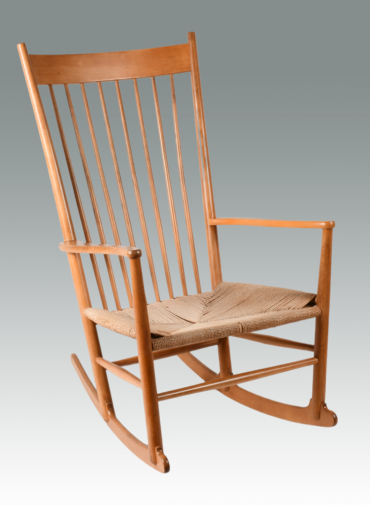 Appraisal: DANISH HANS WEGNER ROCKING CHAIR Model J Rocking Chair for