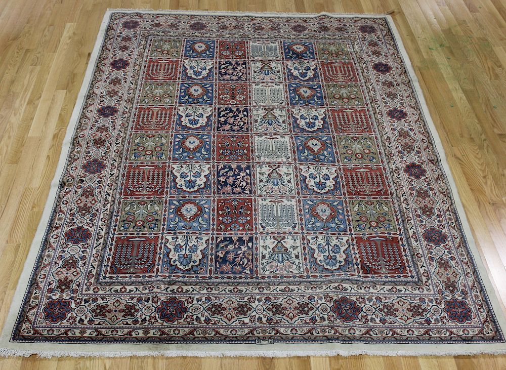 Appraisal: Vintage Signed and Finely Hand Woven Roomsize Carpet A nice