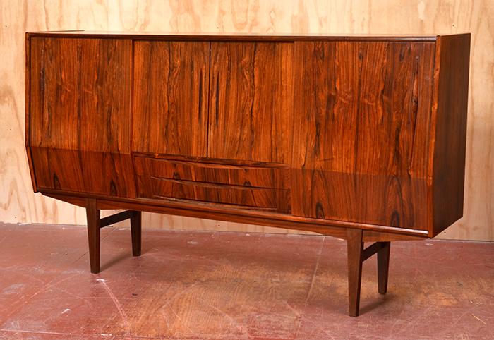 Appraisal: DANISH ROSEWOOD SIDEBOARD