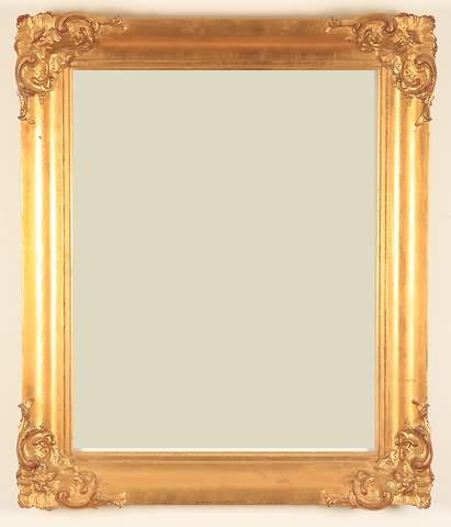 Appraisal: Pair of gilt frames with molded gesso corners with c-scroll