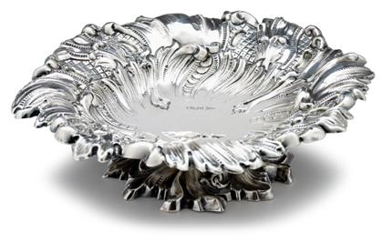 Appraisal: Victorian sterling silver tazzawalker hall sheffield