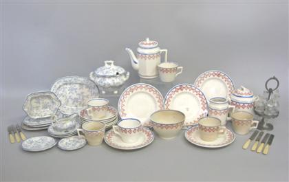 Appraisal: Group of assorted children's Staffordshire and tableware items th early