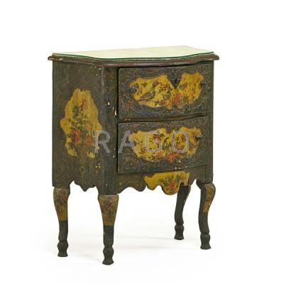 Appraisal: ITALIAN ROCOCO PAINTED COMMODE Condition Report