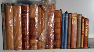 Appraisal: Poetry Theology VINTAGE ANTIQUE ESTATE BOOKS Art Goya Burns Browning