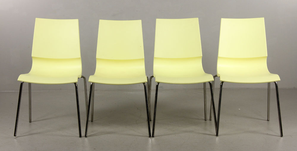 Appraisal: - Ricciolina by Marco Maran Chairs Four Ricciolina by Marco