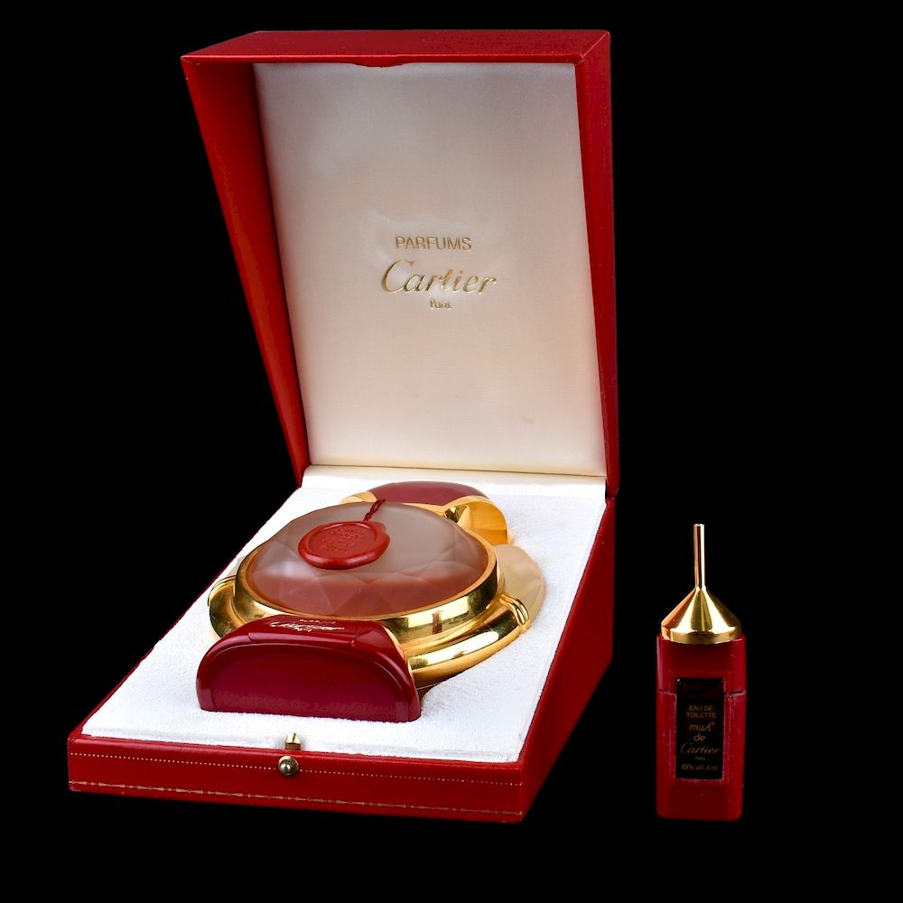 Appraisal: Vintage Cartier Panthere Perfume in Original Box Vintage Cartier Panthere