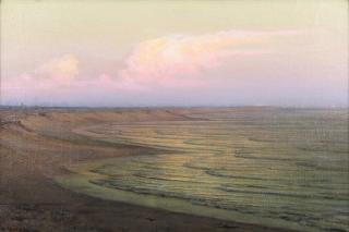 Appraisal: Painting Alexander Harrison Alexander Harrison American - Sunset Over the