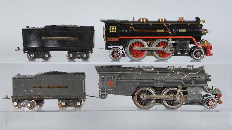 Appraisal: Lot of Lionel Standard Gauge Train Engines Te Description Engine