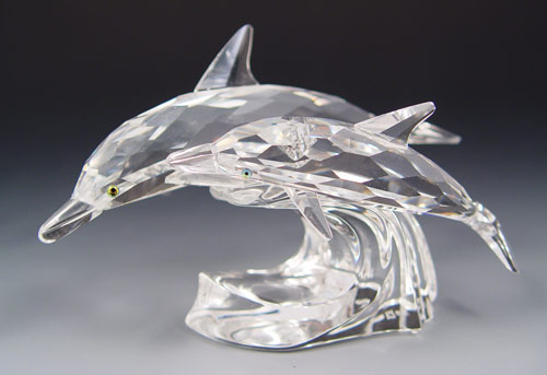 Appraisal: SWAROVSKI CRYSTAL ANNUAL EDITION ''LEAD ME'' THE DOLPHINS Sold with