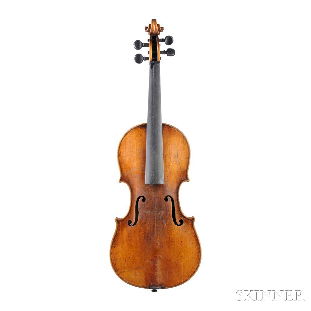 Appraisal: German Violin labeled JOHANN GEORGE LIPPOLD NEUKIRCHEN length of back