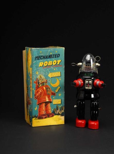 Appraisal: Tin Mechanized Robot a k a Robby the Robot Description